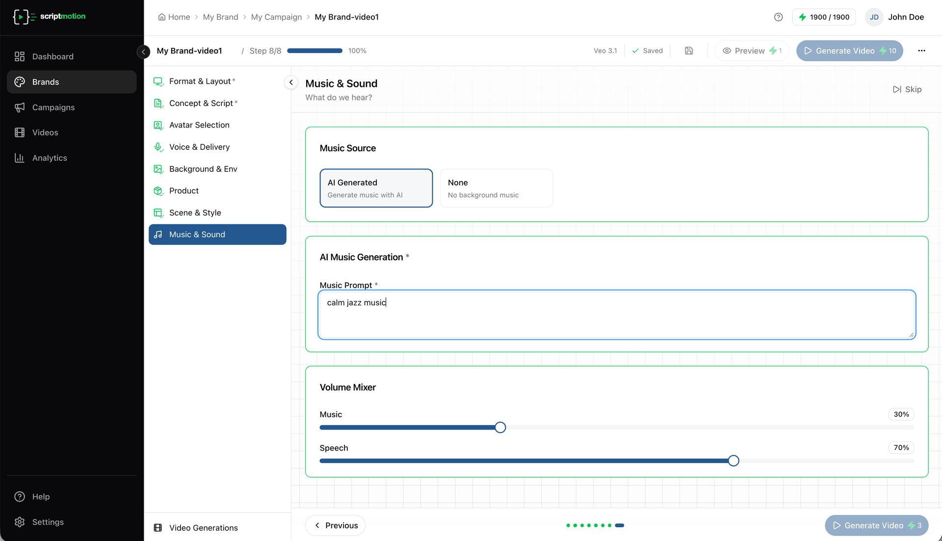 Step 6: Music & Sound