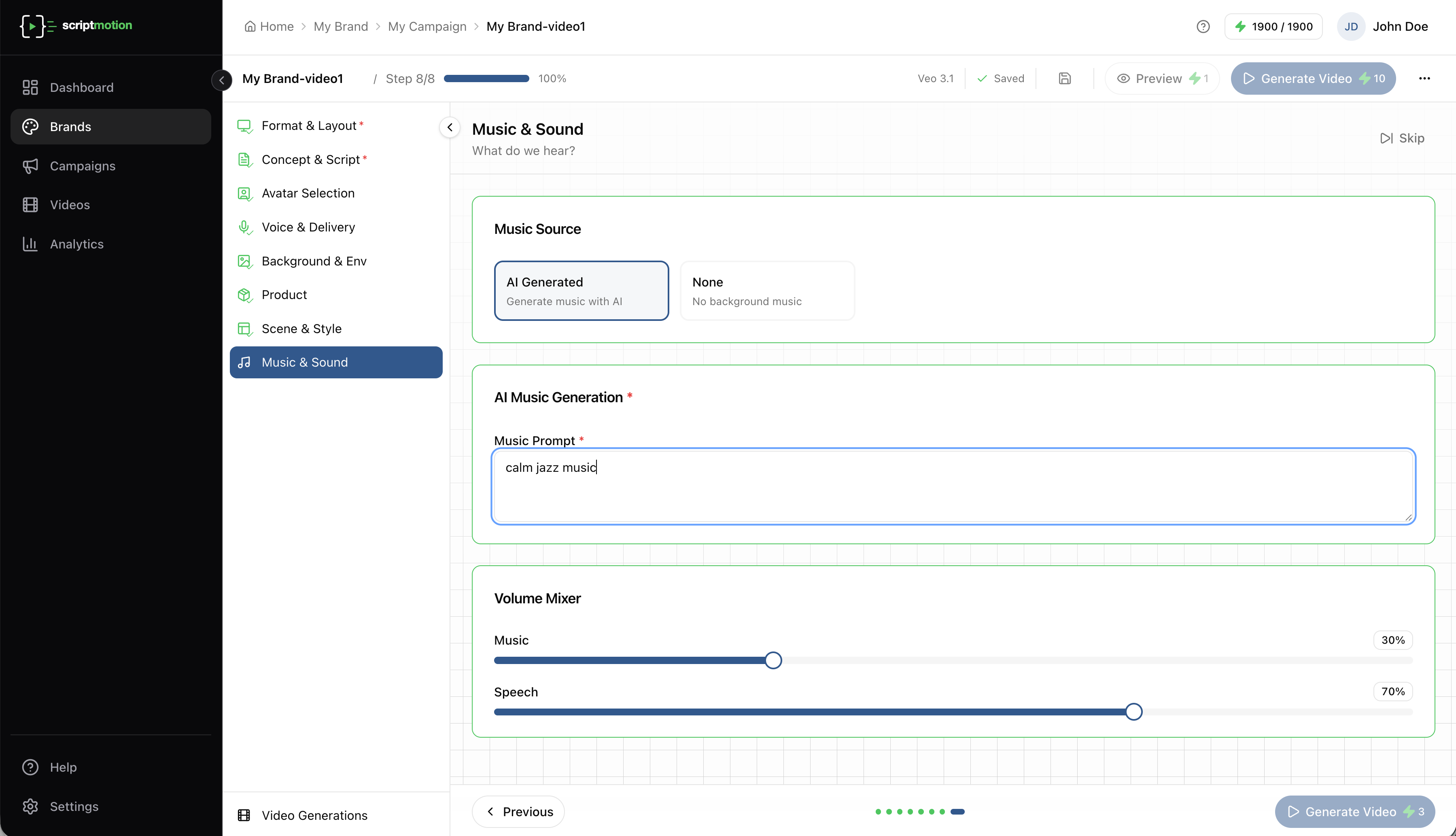 Step 6: Music & Sound